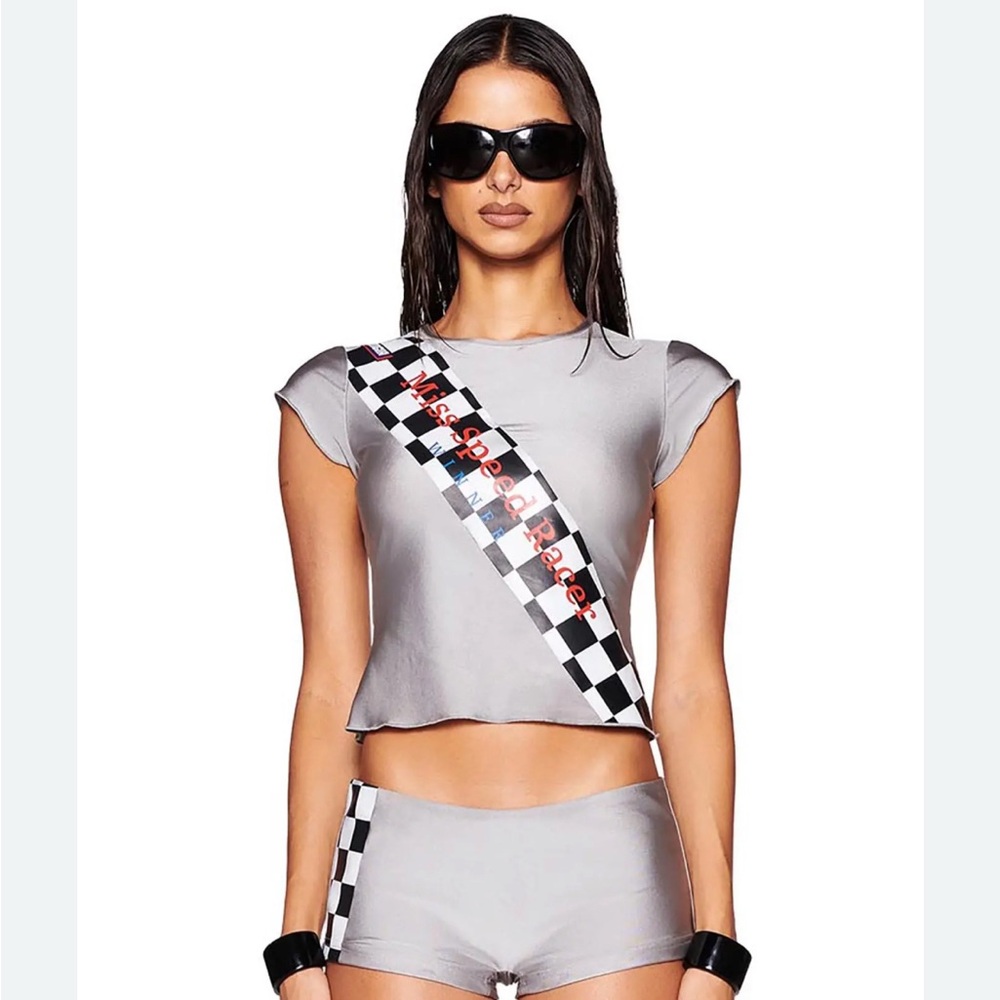 I.AM.GIA RACECAR MISS SPEED RACER T SHIRT SIZE SMALL